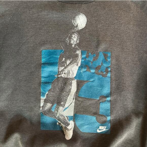 Rare VTG 90s Michael Jordan Sweatshirt M Black Nike Made In USA Vintage M - Picture 3 of 9